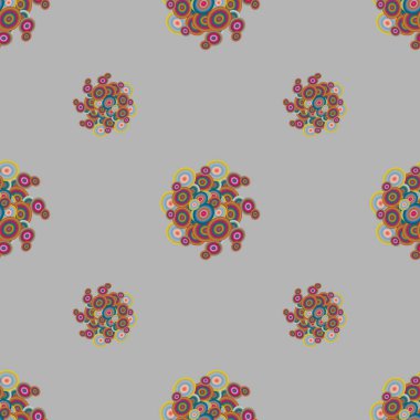 Daireler, arka plan ile soyut geometrik seamless modeli