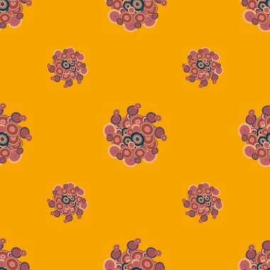 Daireler, arka plan ile soyut geometrik seamless modeli