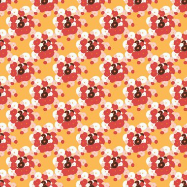 Daireler, arka plan ile soyut geometrik seamless modeli