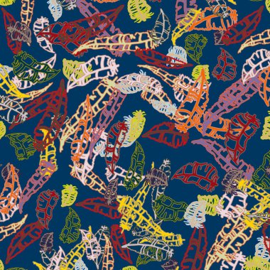 Tüyler, vektör çizim ile zemin 