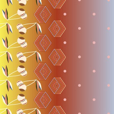 kiraz seamless modeli. Tekstil Ambalaj ve duvar kağıtları için iyi.