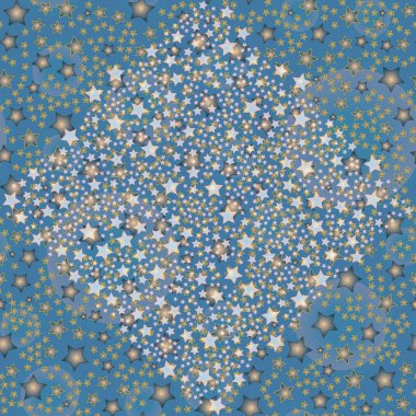 Arka plan için yıldız ile soyut geometrik renkli desen.