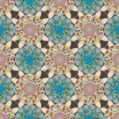  soyut geometrik Dikişsiz desen arka planı için