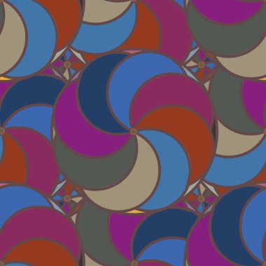 soyut geometrik renk desenli vektör çizimi