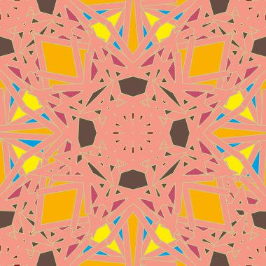 Yeni arka plan için soyut geometrik seamless modeli. 