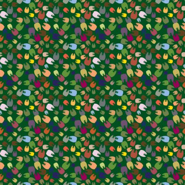 Çok renkli diş parlak Dikişsiz desen arka planı için.