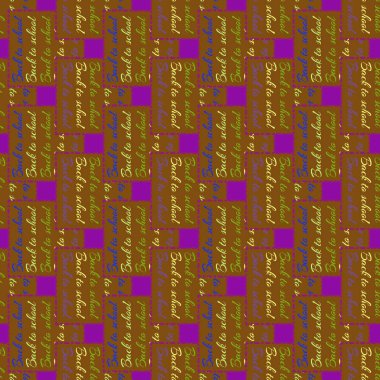 Geri Okul arka plan için. El yazı ve özel tipografi tasarımları logo ve afiş, davetiye ve kartları için