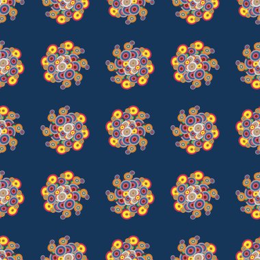 Daireler, arka plan ile soyut geometrik seamless modeli