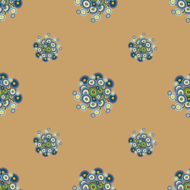 Daireler, arka plan ile soyut geometrik seamless modeli