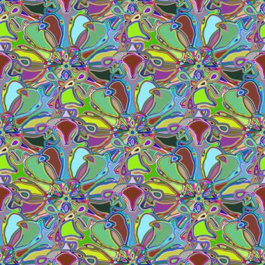 Soyut kaleydoskop renkli Dikişsiz desen arka planı için. 