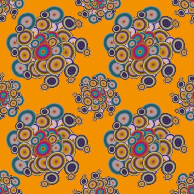 Daireler, arka plan ile soyut geometrik seamless modeli