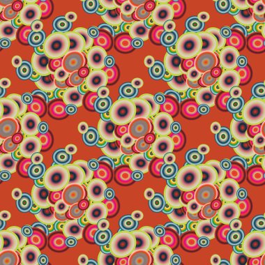 Daireler, arka plan ile soyut geometrik seamless modeli