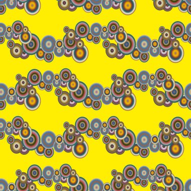 Daireler, arka plan ile soyut geometrik seamless modeli