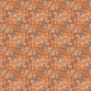 Çok renkli yay ve kurdeleler parlak seamless modeli.