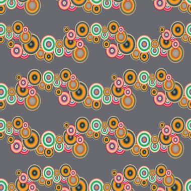 Daireler, arka plan ile soyut geometrik seamless modeli