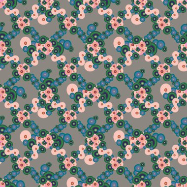 Daireler, arka plan ile soyut geometrik seamless modeli