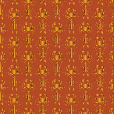 Yengeç ve ıstakoz, vektör çizim ile yaz arka plan 