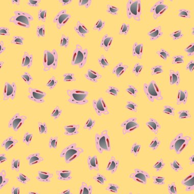 Kahve ya da çay Dikişsiz desen bardak.