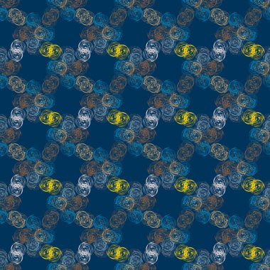 Soyut geometrik renkli seamless modeli, arka plan