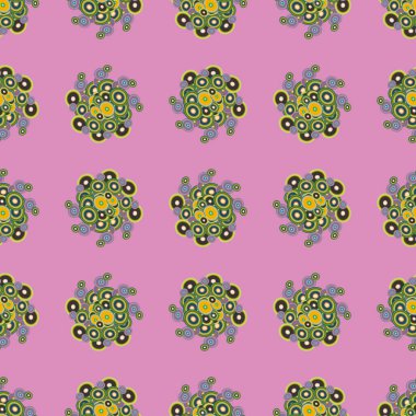 Daireler, arka plan ile soyut geometrik seamless modeli