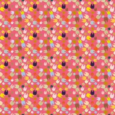 Çok renkli diş parlak Dikişsiz desen arka planı için.