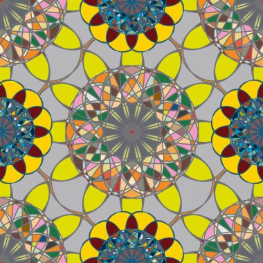  soyut geometrik Dikişsiz desen arka planı için