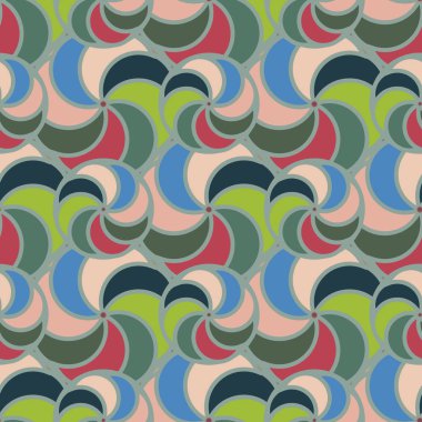 soyut geometrik renk desenli vektör çizimi