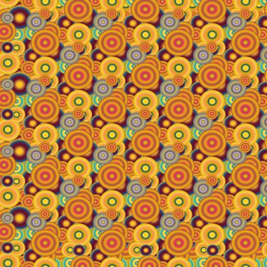 Soyut geometrik renkli seamless modeli daireler, arka plan ile