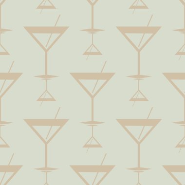 Tropik kokteyller renkli seamless modeli