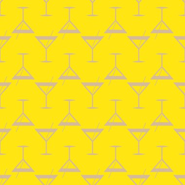 Tropik kokteyller renkli seamless modeli