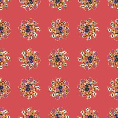 Daireler, arka plan ile soyut geometrik seamless modeli