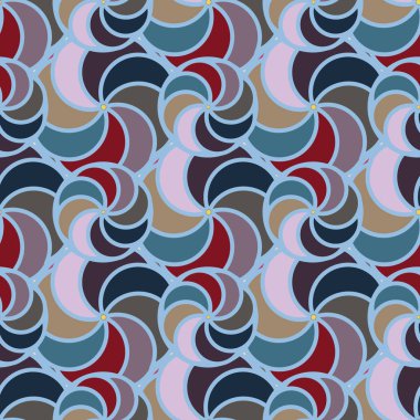 soyut geometrik renk desenli vektör çizimi