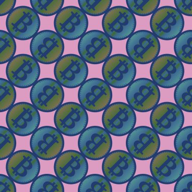 bitcoins parlak parlak pahalı sikkeleri ile Seamless modeli 