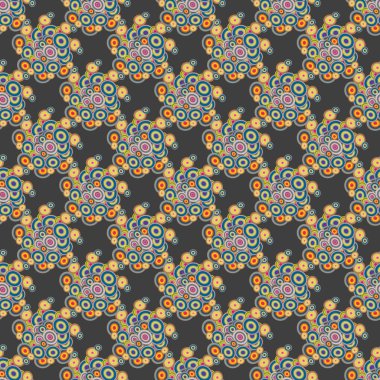 Daireler, arka plan ile soyut geometrik seamless modeli