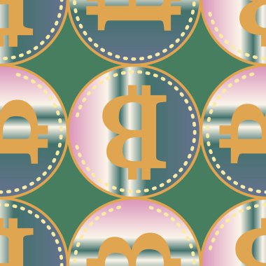 bitcoins parlak parlak pahalı sikkeleri ile Seamless modeli 