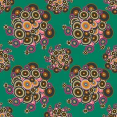 Daireler, arka plan ile soyut geometrik seamless modeli