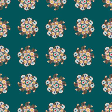 Daireler, arka plan ile soyut geometrik seamless modeli