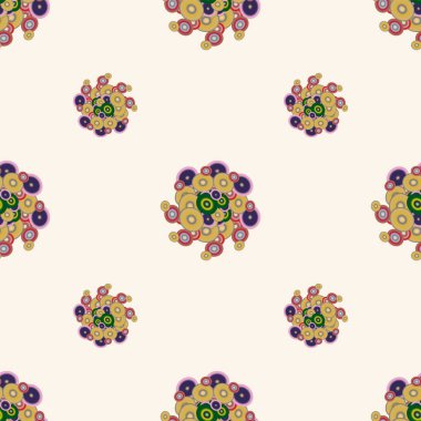 Daireler, arka plan ile soyut geometrik seamless modeli