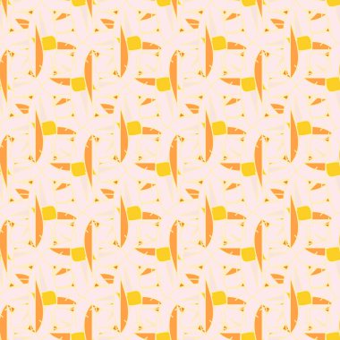 Çiçekler, vektör çizim ile çok renkli geometrik seamless modeli 