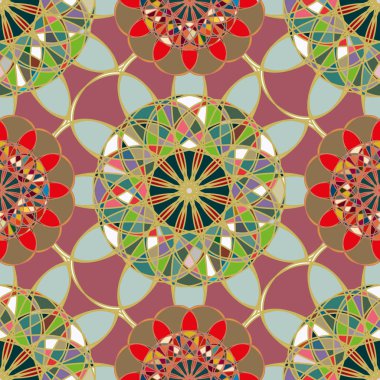  soyut geometrik Dikişsiz desen arka planı için