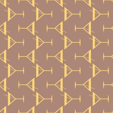 Tropik kokteyller renkli seamless modeli