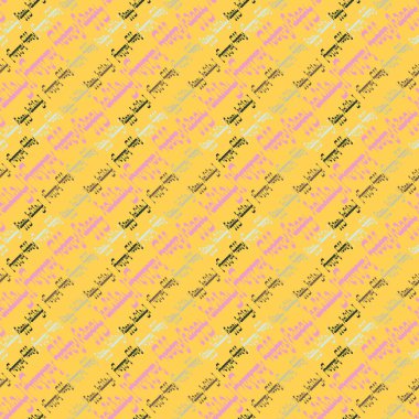 Arapça metin mutlu tatil çok renkli seamless modeli.