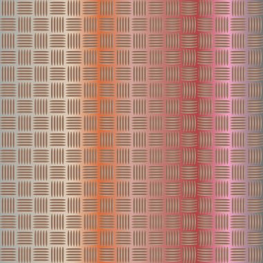 Oluklu Metal Dikişsiz desen vektör çizim.