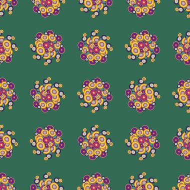 Daireler, arka plan ile soyut geometrik seamless modeli