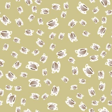 Kahve ya da çay Dikişsiz desen bardak.