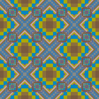 Geometrik etnik desen sorunsuz tasarım arka plan veya duvar kağıdı için