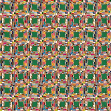 Renk seamless modeli ile işbirliği dünya küre.