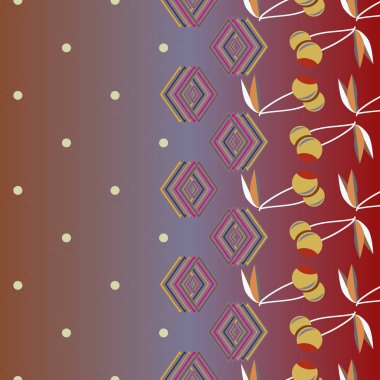 kiraz seamless modeli. Tekstil Ambalaj ve duvar kağıtları için iyi.