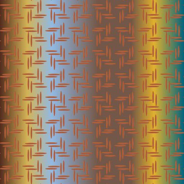 Oluklu Metal Dikişsiz desen vektör çizim.