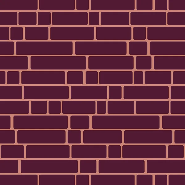 Textura Perfecta Patrón Pared Ladrillo Para Fondo — Vector de stock